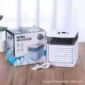LED Portable Desk Room Fan Gray | Mini Air Cooler with USB Cooling | Rechargeable Personal Table Fan for Home, Office & Bedroom.