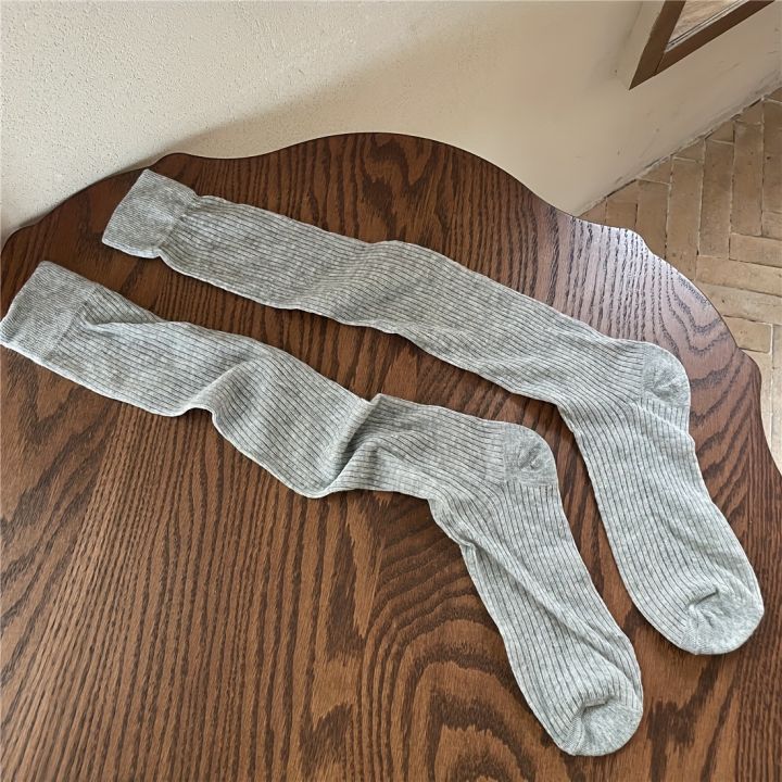 1%20pair%20of%20spring%20and%20summer%20stacked%20socks%20%20Korean%20vertical%20striped%20long%20tube%20socks%20%20versatile%20solid%20color%20socks%20-%20Image%203
