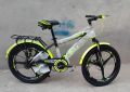Space Baby 22 inch Bicycle Yellow & Red. 