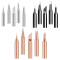 5 pieces of soldering irons with a 900M iron head set, hot bare copper electric iron heads. 