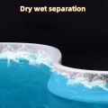 1PC 1-3M Bathroom Water Stopper Silicone Retaining Strip Water Shower Dam Flood Barrier Dry And Wet Separation Blocker. 