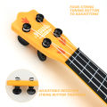 Ukulele Toy for Beginner, 42 CM Guitar Musical Toy Ukulele Instrument Kids Toy with 4 Adjustable Strings Classical Instrument fo. 