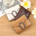 Leading Crocodile Pattern Wallet Women's Fashion Simple Multifunctional Coin Purse Mini Women's Small Bag Card Bag.