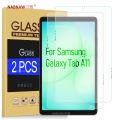 For   Tab A11 Full HD Tempered Glass Film Screen Protector On  Tab A11 8.7-inch PC Scratch Proof Cover 2-Pack. 