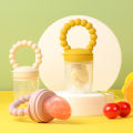 Baby Pacifier Fruit Feeder Baby Silicone Mesh Bag Pacifier Food-grade Fruit and Vegetable Feeder Nursing Toddler Teething Toys.