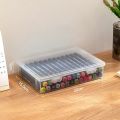 Large Capacity Pencil Case Transparent Plastic Notebook Sketch Marker Colored Lead Painting Storage Box, Back To School Supplies.