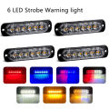 Flashing Grille Emergency 6LED Warn Police Lights For Car TRUCK Strobe Led Light 12V 24V. 