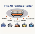 6-layer Manual Razor Set, 1 Handle With4/8/12/16/24 Refills Stainless Steel Manual Shave Razors For Daily Face Care.