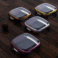 Full Screen Protector Case For Fitbit Versa 4 Soft TPU Screen Protector Cover For Fitbit Versa 3/Sense/Sense 2 Protective Cover.