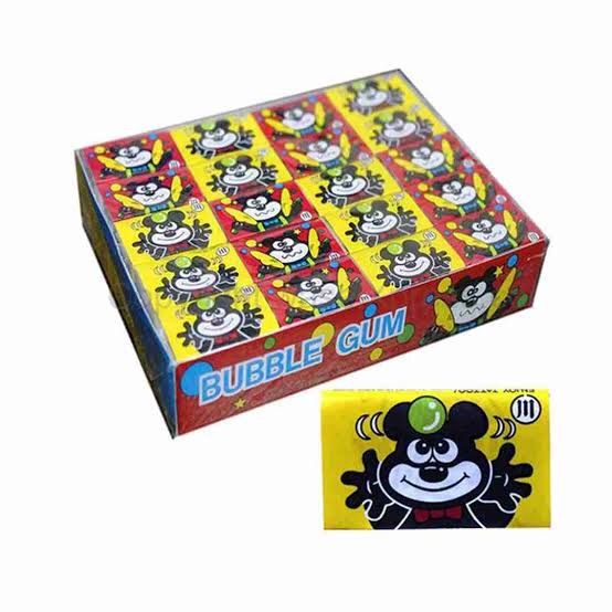 Fusen Bubble Gum (Imported) 60 Pcs Box