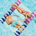 Premium Striped Swimming Pool Loungers - Durable Sunbathing Mattresses, Perfect for Pool Parties & Beach Adventures.