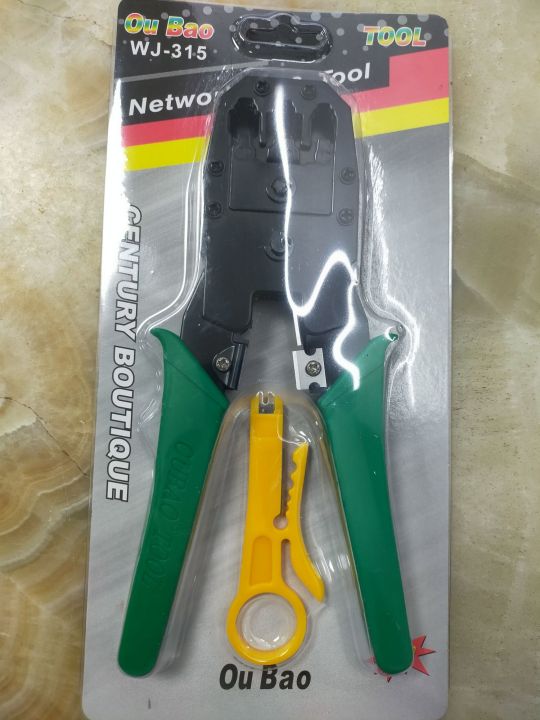 Crimping Tool, RJ45, RJ11 CAT5e/CAT6 LAN CUTTER With Cable Cutter Manual Crimper