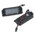 2PCS Durable White Canbus Rear License Plate Tag Lights LED for Hyundai I20 Veloster XG30 Coupe for Kia Rio Soul Picanto. 