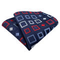 Men Pocket Square 25cm Floral Stripes Plaid Handkerchief Hanky Chest Towels For Wedding Business Party Formal .
