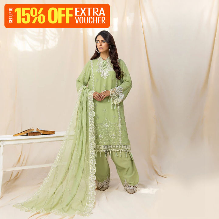 Salitex LUXURY FORMAL EMBROIDERED SUIT- Dress for Women