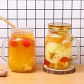 Transparent Mason Glass Jar With Airtight Lid 450ML. 
