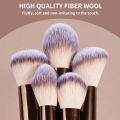 13PCS Makeup Brush Set Foundation Concealer Powder Eyeshadow Blush Brush Kabuki Blending Cosmetic Beauty Tool for Face. 