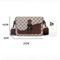 High-End Men's Stylish Crossbody Bag PU Leather Sling Bag Minimalist Business Shoulder Bag Perfect for Daily Commute Travel. 
