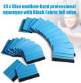 Window Tint Remover Sticker Applicator Squeegee for Vinyl Decal Black Felt Edge Vinyl Squeegee Plastic Scraper Vinyl Wrap Tools.