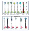 Toothbrush Dustproof Covers Caps Compatible with Braun Oral B Electric Toothbrush Round Replacement Brush Heads Series Protector. 