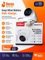 Dahua 4MP IP Eyeball Network Camera | H.265+ PoE CCTV Security Camera | IR Night Vision | Weatherproof Outdoor/Indoor Surveillance Camera. 