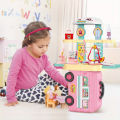 Children Pretend Simulation Plastic Educational Toys Bus Sets Doctor Kit，5 in 1 Doctor Play Kit for Kids Age 3+ Boys Girls. 