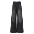 Vintage High Waist Wide Leg Jeans For Women. 