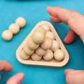 Pyramid 3D Wooden Brain Teaser Puzzle Creative Educational Fun Difficult Problem Solving Toys For Kids Children Adults. 