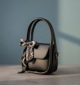 Elegant Ladies Top Handle And Shoulder Bag Fashion Crossbody Purse With Polka Dot Bow Stylish. 