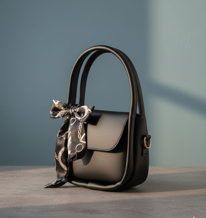Elegant%20Ladies%20Top%20Handle%20And%20Shoulder%20Bag%20Fashion%20Crossbody%20Purse%20With%20Polka%20Dot%20Bow%20Stylish%20-%20Image%202