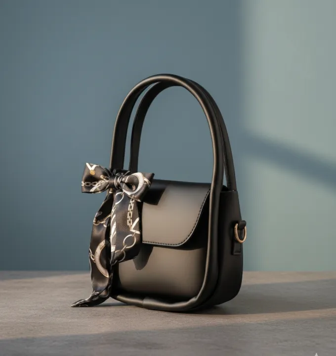 Elegant%20Ladies%20Top%20Handle%20And%20Shoulder%20Bag%20Fashion%20Crossbody%20Purse%20With%20Polka%20Dot%20Bow%20Stylish%20-%20Image%202