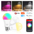 Tuya Wifi Smart Light Bulb RGB+WW+CW E27 Zigbee Led Bulb Smart Home Tuya Zigbee Lamp Works with Alexa   Assistant lightify. 