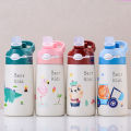 400ML Children Thermos Water Bottle Kids Thermos Mug Baby Duck Billed Straw 316 Stainless Steel Vacuum Flasks Tumbler Thermo Cup.