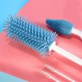 3Pcs Silicone Bottle Cleaning Brush 360 Degree Cup Brush Glass Cleaner Baby Pacifier Straw Scrubber Kitchen Cleaning Tool Set. 