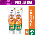 Parachute Just for Baby - Baby Gel Toothpaste 45g (Orange) Pack of 2. 