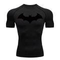 Bat Graphic Compression Shirts for Men Short Sleeve Rash Guard Gym Workout Running Tshirt Summer Athletic Quick Dry Tees Tops.