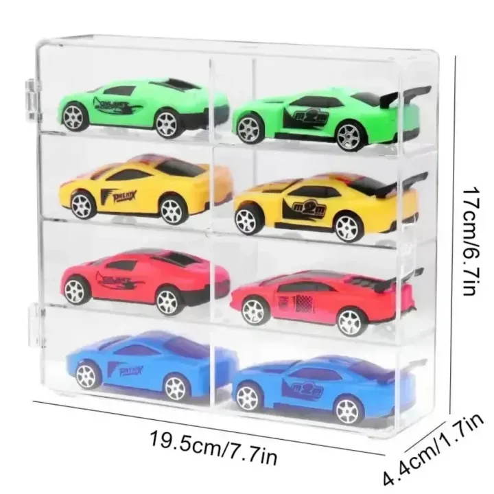 Acrylic%20Car%20Display%20Box%201:64%20For%20Hot%20Wheels%20Car%20Model%20Toy%208%20Grid%20Cabinet%20Rack%20Dustproof%20Stackable%20Car%20Storage%20Boxes%20Transparent%20-%20Image%203