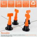 50pcs Reuseable tile leveling system t-lock spacer tile leveller 1.5mm size. 