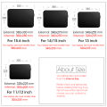 Laptop Notebook Case Tablet Sleeve Cover Bag 11" 12" 13" 15" 15.6" for Macbook Matebook Retina 14 inch for   HP Dell. 