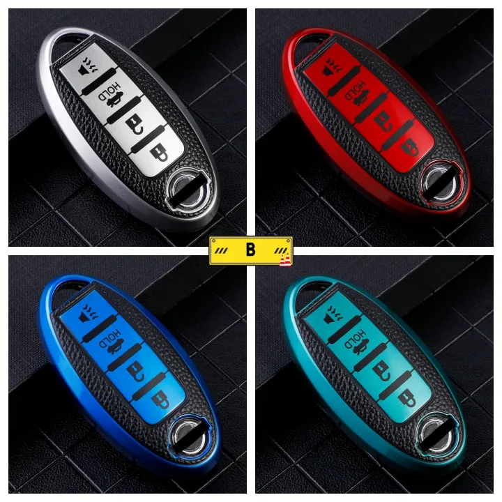 TPU%20Leather%20Car%20Key%20Case%20Cover%20for%20Nissan%20Leaf%20Micra%20Qashqai%20J11%20J10%20X%20Trail%20T32%20Versa%20Note%20Patrol%20Key%20Fob%20Cover%20Accessories%20-%20Image%207