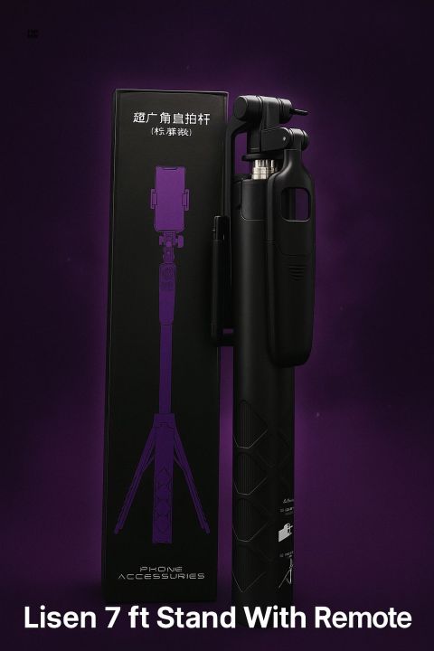 Lisen%20Tripod%20Stand%20%E2%80%93%20Premium%20Quality%20Full%20Steel%20Body%20with%20Remote%20(7ft%20Height)%20-%20Image%203