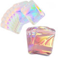 20/30/50pcs Iridescent Laser Ziplock Bags - Resealable OPP Pouches for Jewelry, Gift Wrapping & Retail Packaging.