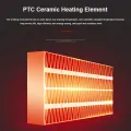 500W Portable Heater Electric Heater Plug in Wall Room Heater Home Appliance Heating Stove Mini Radiator Remote Warmer Machine. 