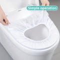 10Pcs Disposable Toilet Seat Covers - Elasticated, Waterproof, and Stain-Resistant Toilet Seat Cover For Home Travel.