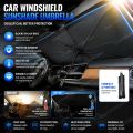 Excellent UV protection, compact size, and great convenience - driving comfortably in the sun with our lightweight car sunshade.