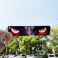 9 Style Anime Keychain Demon Slayer Keyring Shining Eyes Double Sided Light-Transmitting Pattern Backpack Key Pendants . 