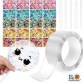 5m Nano Tape (Double Sided Washable Silicone Transparent Tape) Water Proof Nano Adhesive Tape. 