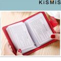 Slim Minimalist PU Leather Card Holder - 26 Card Slots Organizer Wallet, Compact and Stylish Accessory for Men and Women.
