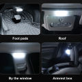 BLALION Car LED Touch Light Wall Reading Lamp Magnet Base Car Ceiling Light Ambient Mood Interior Lighting USB Rechargeable Lamp. 