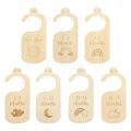 7pcs Wooden Baby Storage Box Home Divider  Closet Divider Size Divider Newborn 24 Month Clothing Storage Wardrobe Organizer. 